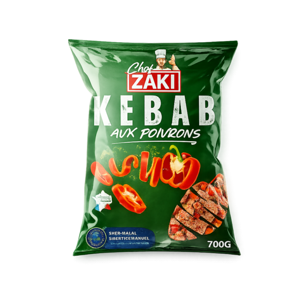 Kebab Poivrons Surgelé Halal